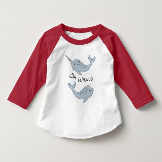 ナールウォー・オ・ホエールトドラーTシャツ トドラーTシャツ (正面)