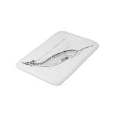 ナールクジラ バスマット (アングル)