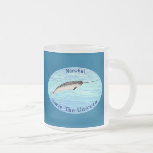 ナール救- The Unicorn フロストグラスマグカップ (右)