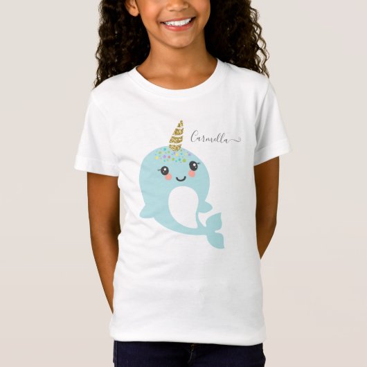 ナール誕生日パーティーに名前を追加 Tシャツ (正面)