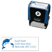 ナール赤ちゃんシャワーブルーボーイクジラ セルフインキングスタンプ (インサイチュ)