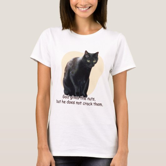 ナ与えッツは、彼は割らない。 Tシャツ (正面)