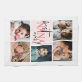 ナ最高のナエバーフォトコラージュ キッチンタオル (横)