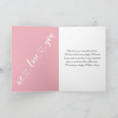 ナ最高のナ·エバー·フォトコラージュ母の日 カード (内部)