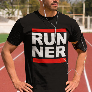 ナ走ーおもしろい走ヒップホップ Tシャツ