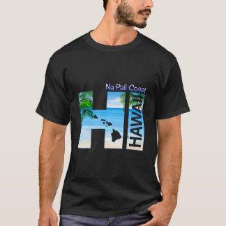 ナ・パリ・コースト ハワイ アロハ ステート 旅行 Tシャツ