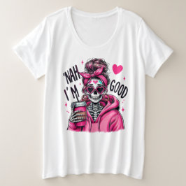 ナ プラスサイズTシャツ