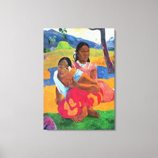 ナfea Faaipoipo, 1892 キャンバスプリント (正面)