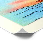 ニアナティックコネチカットCTオールドヴィンテージ旅行記念品 ポスター (角)