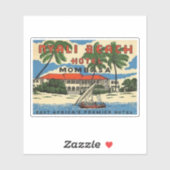 ニアリビーチホテルモンバサステッカー シール (シート)