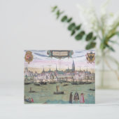 ニイメーヘンの地図， 'Civitates Orbis Terrarum'から ポストカード (スタンド正面)