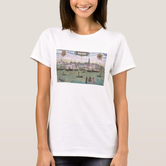 ニイメーヘンの地図, 'Civitates Orbis Terrarum'から Tシャツ (正面)