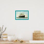 ニウアムステルダム1906年 ポスター (キッチン)