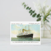 ニウアムステルダム1906年 ポストカード (スタンド正面)