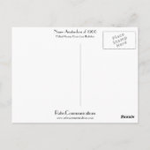 ニウアムステルダム1906年 ポストカード (裏面)