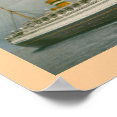 ニウアムステルダム – ホランドアメリカライン ポスター (角)