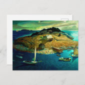 ニウェルコンバーズワイエスによる島の葬儀 シーズンポストカード (正面/裏面)