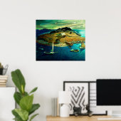 ニウェルコンバーズワイエスによる島の葬儀 ポスター (ホームオフィス)