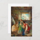 ニウェル・コンバース・ワイエスによる錬金術師 サンキューカード (正面/裏面)