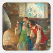 ニウェル・コンバース・ワイエスによる錬金術師 スクエアシール (正面)