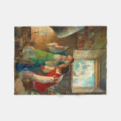 ニウェル・コンバース・ワイエスによる錬金術師 フリースブランケット (正面(横))