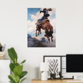 ニウェル・コンバーズ・ワイエスによるバッキング ポスター (ホームオフィス)