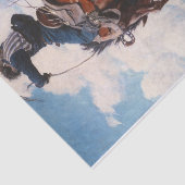 ニウェル・コンバーズ・ワイエスによるバッキング 薄葉紙 (詳細)