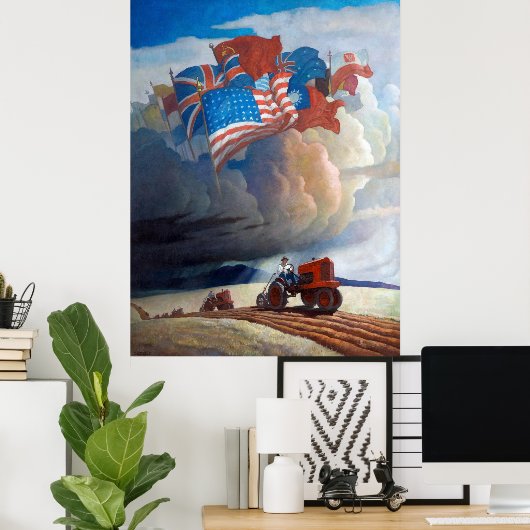 ニウェル・コンバーズ・ワイエスによる土壌の兵士 ポスター (ホームオフィス)