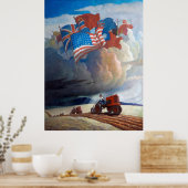 ニウェル・コンバーズ・ワイエスによる土壌の兵士 ポスター (キッチン)