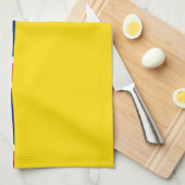 ニウエの国旗 キッチンタオル (四つ折り)