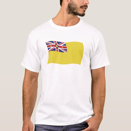ニウエの旗のTシャツ Tシャツ (正面)