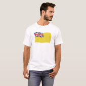 ニウエの旗のTシャツ Tシャツ (正面フル)