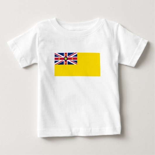 ニウエの旗 ベビーTシャツ (正面)