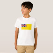 ニウエの旗 Tシャツ (正面フル)