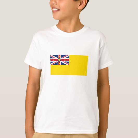 ニウエの旗 Tシャツ (正面)