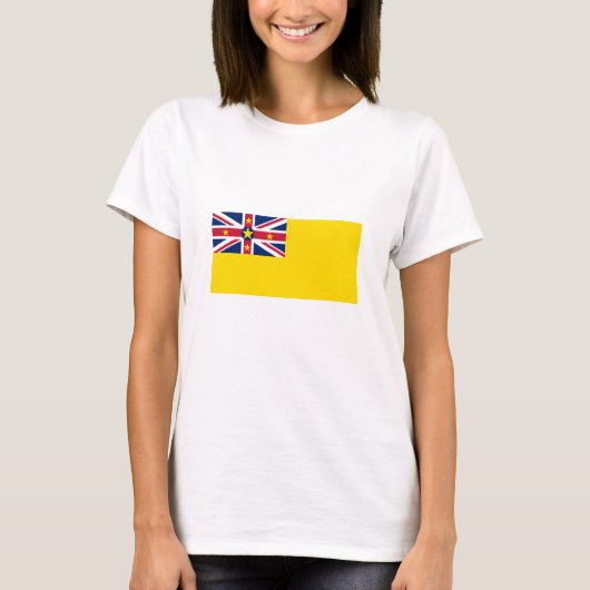 ニウエの旗 Tシャツ (正面)