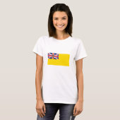 ニウエの旗 Tシャツ (正面フル)