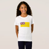 ニウエの旗 Tシャツ (正面フル)