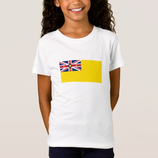 ニウエの旗 Tシャツ (正面)