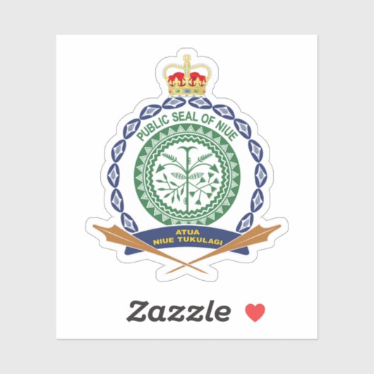 ニウエの紋章 シール (シート)