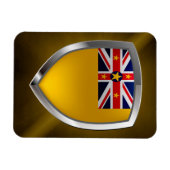 ニウエメタリックエンブレム マグネット (横)