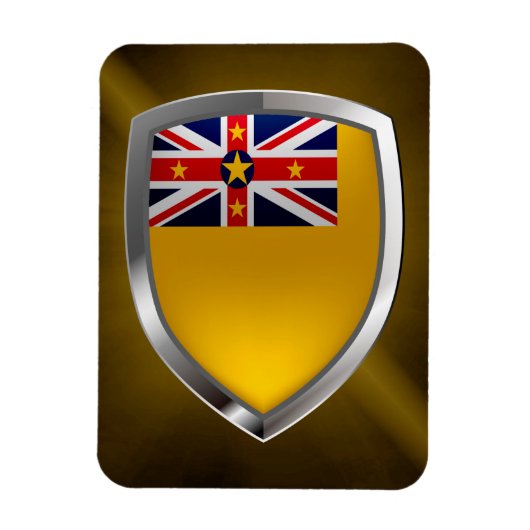 ニウエメタリックエンブレム マグネット (縦)