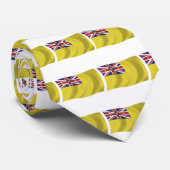 ニウエ国旗のネクタイ ネクタイ (ロール)