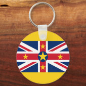 ニウエ国旗 キーホルダー (正面)