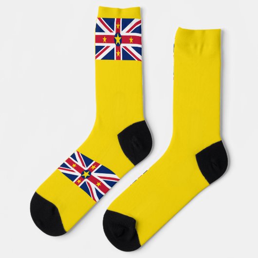 ニウエ国旗 ソックス (左)