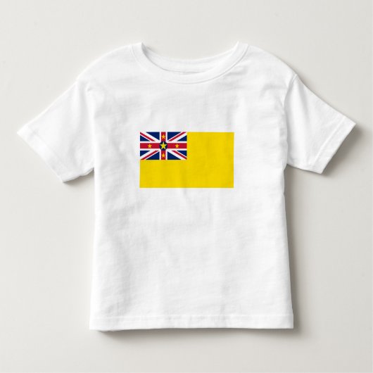ニウエ国旗 トドラーTシャツ (正面)