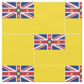 ニウエ国旗 ファブリック (クローズアップ)