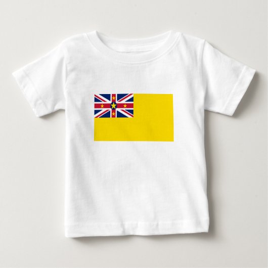 ニウエ国旗 ベビーTシャツ (正面)