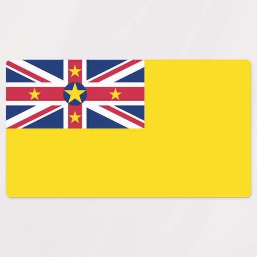 ニウエ国旗 ラベル (デザイン2)