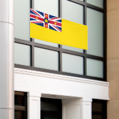 ニウエ国旗 横断幕 (ビルの外側)